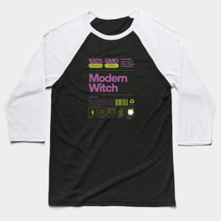 Modern Witch Nutritional Facts: Ingredients and Magical Powers Baseball T-Shirt